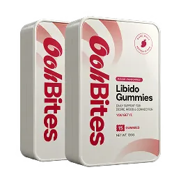 Paket med 2 askar Oohbites Gummies, en kur på en månad